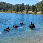 Obersee Tauchen und Zelten