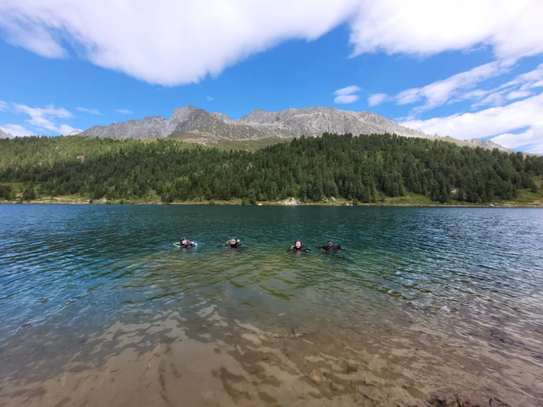 Tauchen und Zelten am Obersee