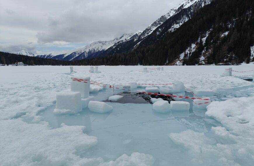 Eistauchen Antholzersee am 03.03.2024